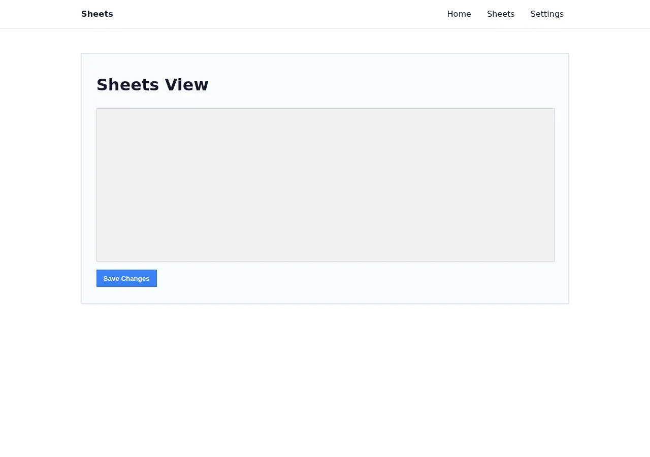 Sheets grid